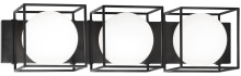 Matteo Lighting S03803BK - Squircle Black Wall Sconce