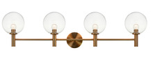 Matteo Lighting S06004AGCL - Cosmo Aged Gold Brass Wall Sconce