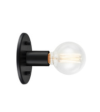 Matteo Lighting WX54911BK - Kasa Black Wall Sconce/Ceiling Mount