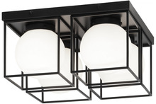 Matteo Lighting X03804BK - Squircle Black Ceiling Mount