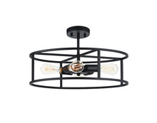 Matteo Lighting X71604RB - Candid Rusty Black Ceiling Mount