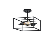 Matteo Lighting X71642RB - Candid Rusty Black Ceiling Mount
