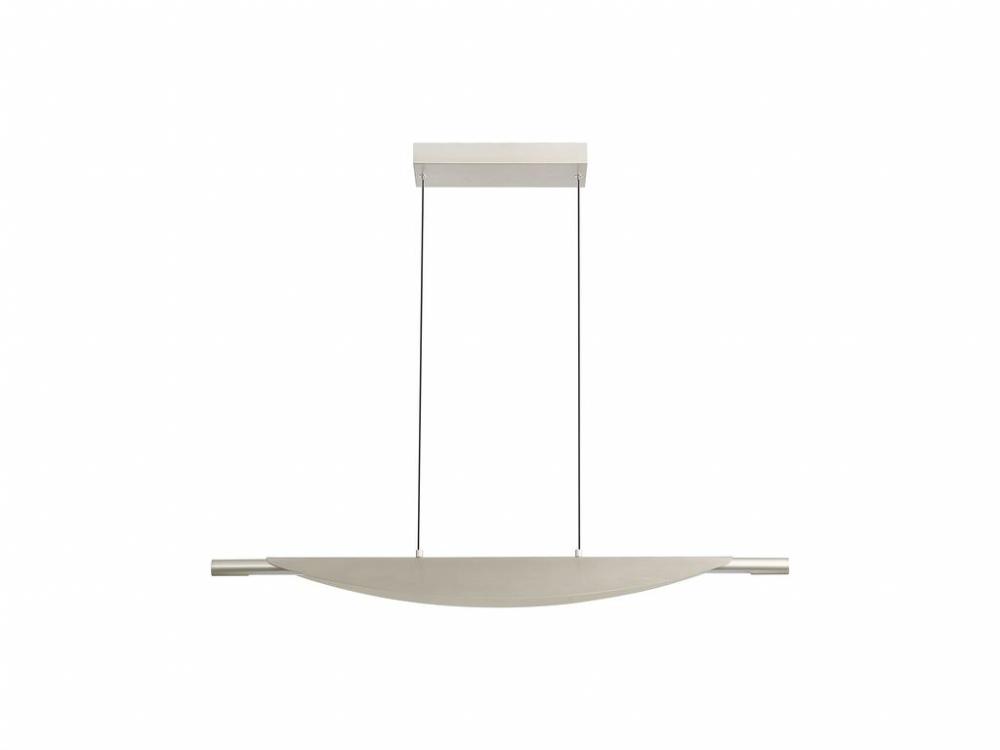 Luma 42" LED Linear Pendant in Sand Nickel