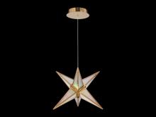 Golden Canada 1555-18 RG - Spectrum 18" LED Chandelier in Rose Gold