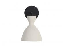 Golden Canada 2173-OWL WCT - Aethera LED 7" Wall Sconce - Outdoor in White Sandstone Cement