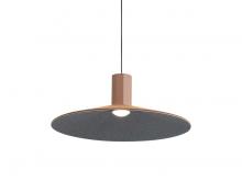 Golden Canada 3133-P20 CO-BK - Faroe 20" LED Pendant in Coffee/Black