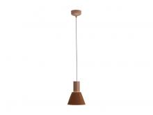 Golden Canada 3133-P8 CO-BK - Faroe 8" LED Pendant in Coffee/Black