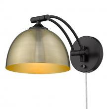 Golden Canada 3688-A1W BLK-AB - 1 Light Articulating Wall Sconce