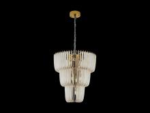 Golden Canada 4285-17 TG - Shahi 3 Tier - 17-Light Chandelier in Titanium Gold