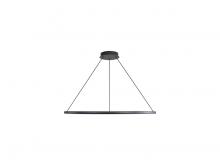 Golden Canada 5460-35 SNB - Veritas 35" LED Ring Chandelier in Sand Black