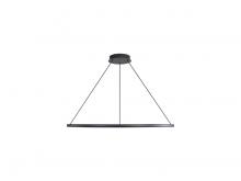 Golden Canada 5460-47 SNB - Veritas 47" LED Ring Chandelier in Sand Black