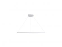 Golden Canada 5460-47 SNW - Veritas 47" LED Ring Chandelier in Sand White