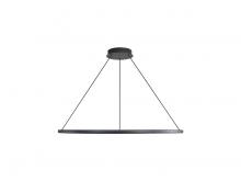Golden Canada 5460-59 SNB - Veritas 59" LED Ring Chandelier in Sand Black