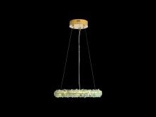 Golden Canada 6884-22 TQ - Corallo 22" LED Chandelier in Turquoise