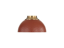 Golden Canada 6950-FM MBS-RC - Shepard 3-Light Flush Mount in Modern Brass with Russet Clay