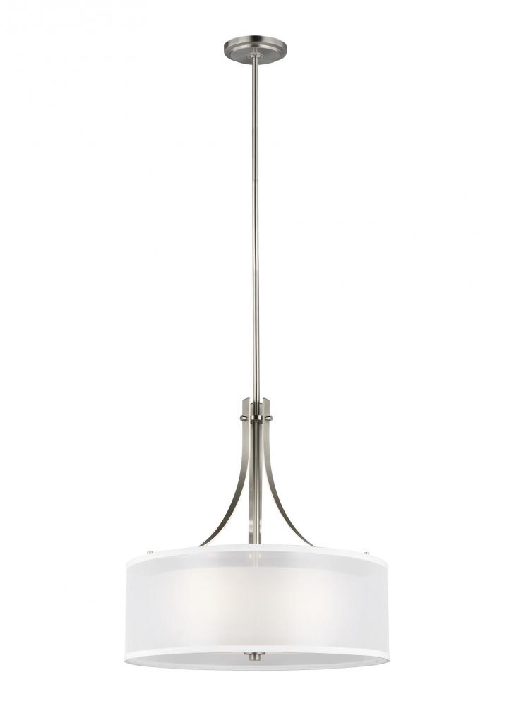 Elmwood Park traditional 3-light indoor dimmable ceiling pendant hanging chandelier pendant light in