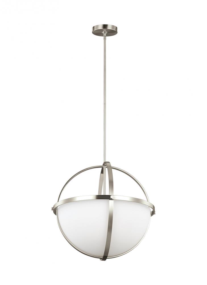 Alturas contemporary 3-light indoor dimmable ceiling pendant hanging chandelier pendant light in bru