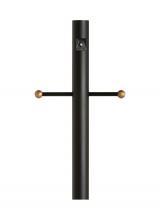 Generation Lighting 8114-12 - Outdoor Posts traditional -light outdoor exterior aluminum post with ladder rest and photo cell in b