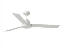 Generation Lighting 3JVR58RZW - Jovie 58" Indoor/Outdoor Matte White Ceiling Fan with Handheld / Wall Mountable Remote Control a