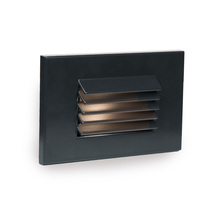 WAC Canada 4051-AMBK - LED Low Voltage Horizontal Louvered Step and Wall Light