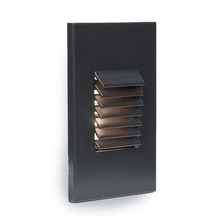 WAC Canada 4061-AMBK - LED Low Voltage Vertical Louvered Step and Wall Light