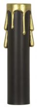 Satco Products Inc. 90/374 - 4" BLK/GOLD DRIP CAND. CANDLE