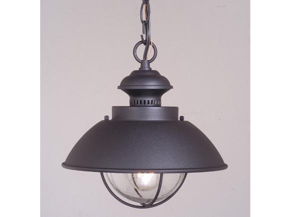 Harwich 10-in Outdoor Pendant Textured Black