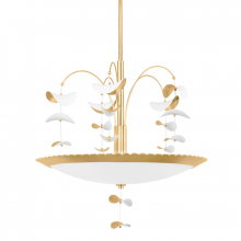 Hudson Valley KBS1747806-GL/SWH - 6 LIGHT SMALL CHANDELIER