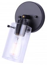 Canarm ICW759A01BK - JONI, ICW759A01BK, MBK Color, 1 Lt Ceiling/Wall, 60W Type A, Easy Connect Included