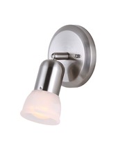 Canarm ICW9151 - Jasper, Single Head Ceiling/Wall, Flat Opal Glass, 60W A15 or R16, 5 1/8" x 7 1/8"