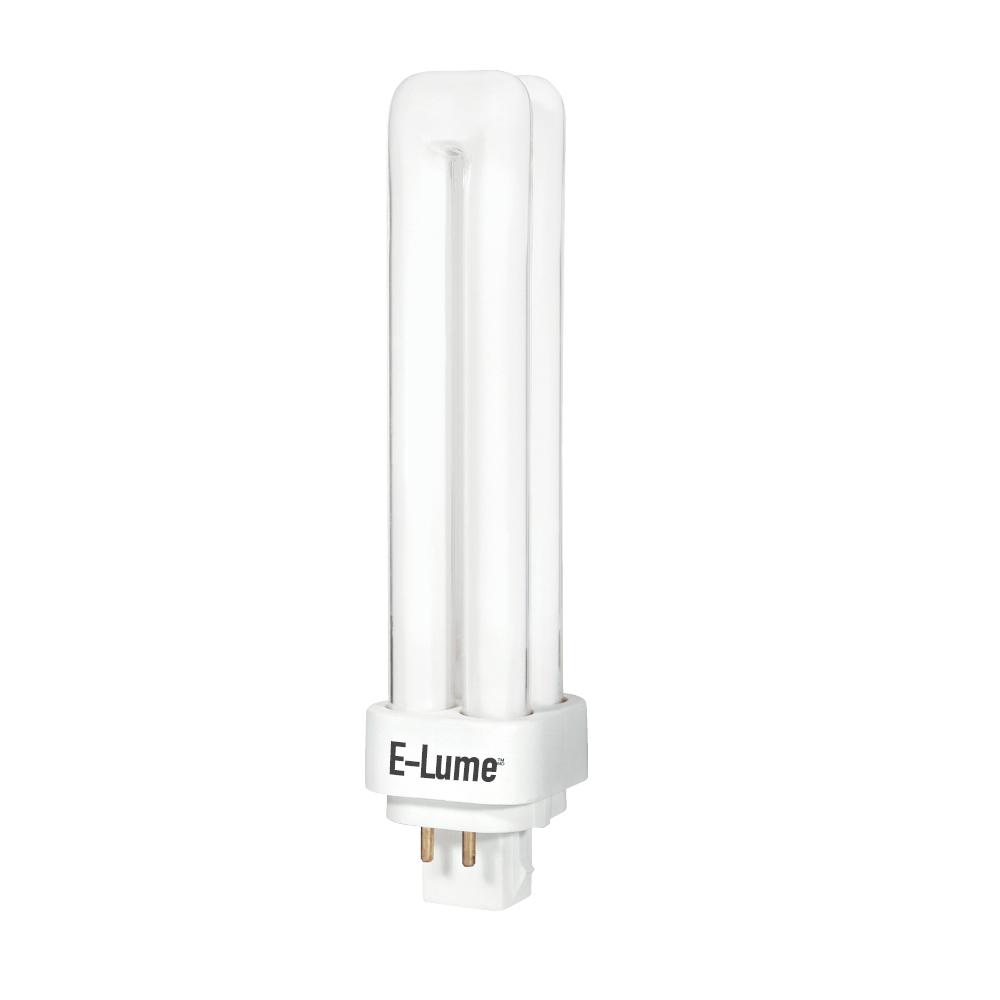 Compact Fluorescent 4-Pin Double Twin Tube G24q-2 18W 3000K  Standard
