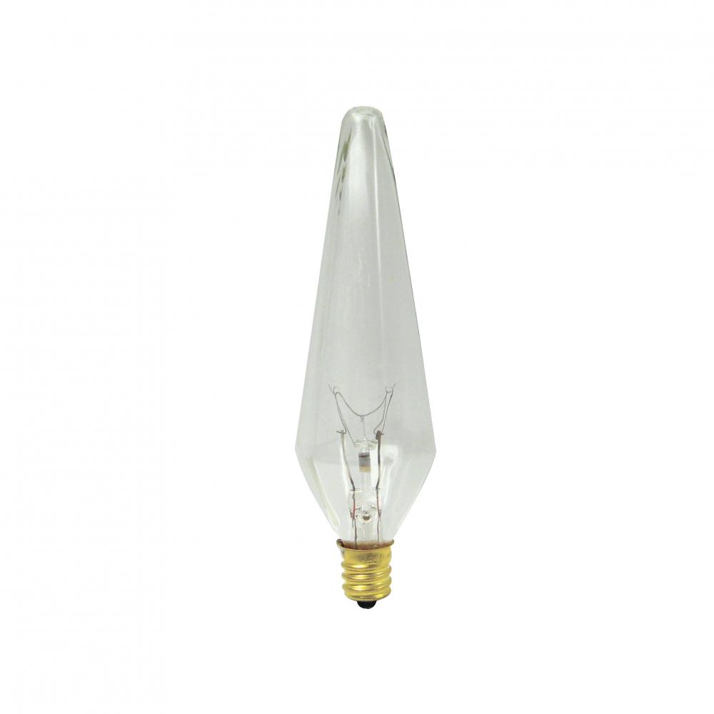 INCANDESCENT DECORATIVE CHANDELIER LAMPS HX10 / CANDELABRA E12 / 60W / 130V Standard