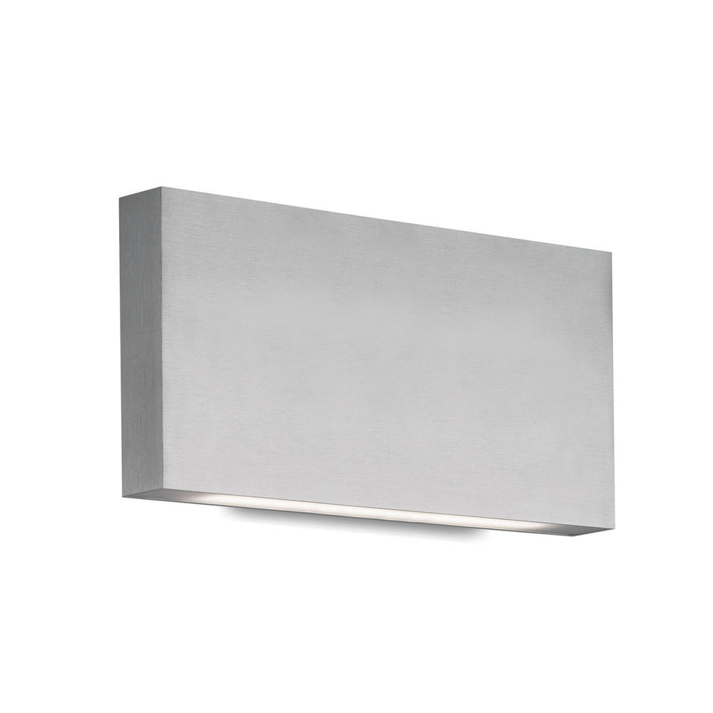 Mica 10-in Brushed Nickel LED All terior Wall