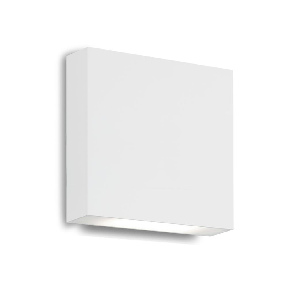 Mica 6-in White LED All terior Wall
