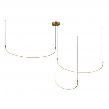 Kuzco Lighting Inc MP89390-BG - TALIS 90" MP BRUSHED GOLD| 78W|LED|90|3000K|DC LED