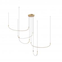 Kuzco Lighting Inc MP89570-BG - TALIS 70" MP BRUSHED GOLD| 87W|LED|90|3000K|DC LED