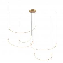 Kuzco Lighting Inc MP89590-BG - TALIS 90" MP BRUSHED GOLD| 130W|LED|90|3000K|DC LED