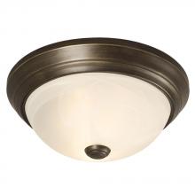 Galaxy Lighting 625031ORB - Flush Mount - Oil Rubbed Bronze w/ Marbled Glass