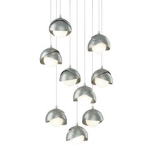 Hubbardton Forge - Canada 131105-SKT-LONG-82-82-GG0711 - Brooklyn 9-Light Double Shade Pendant