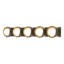 Hubbardton Forge - Canada 201379-SKT-84-86-GG0711 - Brooklyn 5-Light Straight Double Shade Bath Sconce