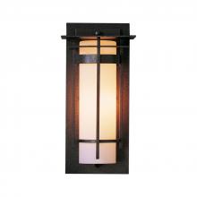 Hubbardton Forge - Canada 305992-SKT-20-GG0066 - Banded with Top Plate Small Outdoor Sconce