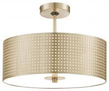 Minka George Kovacs P5747-695 - GRID - 3 LIGHT SEMI FLUSH