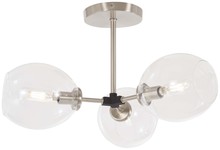 Minka George Kovacs P1363-619 - 3 Light Semi Flush