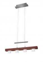 AFJ - Adesso 3097-15 - Burlington LED 4 Light Adjustable Pendant