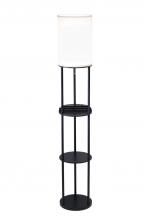 AFJ - Adesso 3116-01 - Charging Station Shelf Floor lamp