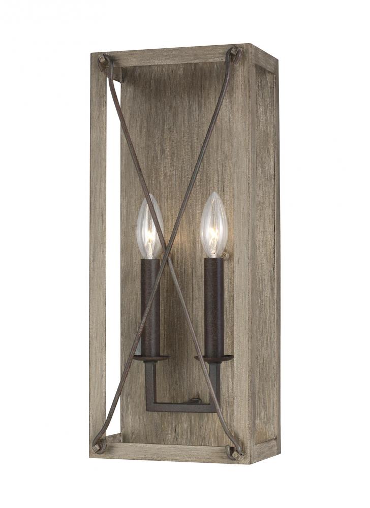 Two Light Wall / Bath Sconce