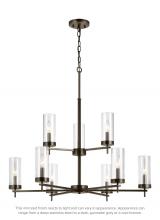 Visual Comfort & Co. Studio Collection 3190309EN-778 - Nine Light Chandelier