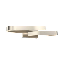 Dals VRB24-CC-SN - Curled rectangular vanity wall sconce