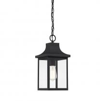 Savoy House Meridian M50052BK - 1-light Outdoor Hanging Lantern In Black