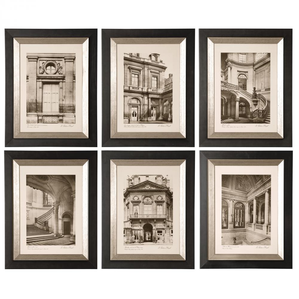 Uttermost Paris Scene Framed Art Set/6